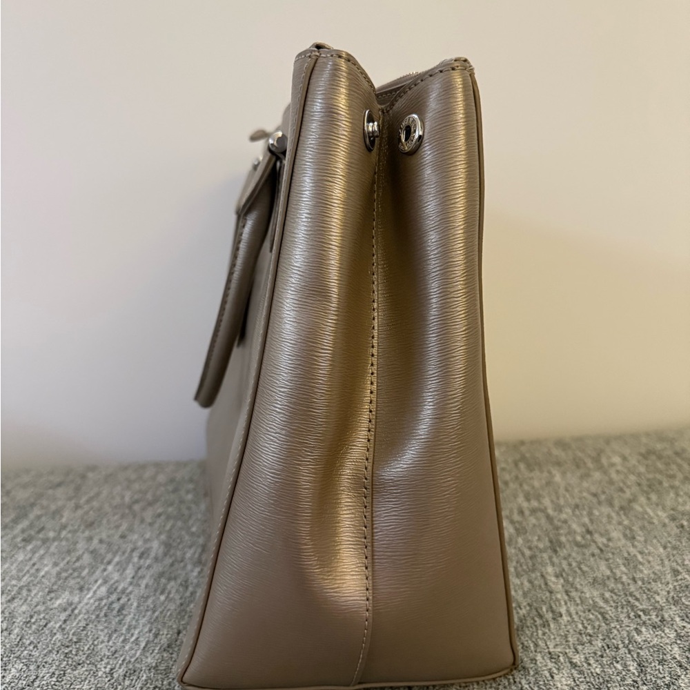 Lauren Ralph Lauren Taupe Women's Satchel - Picture 5 of 12